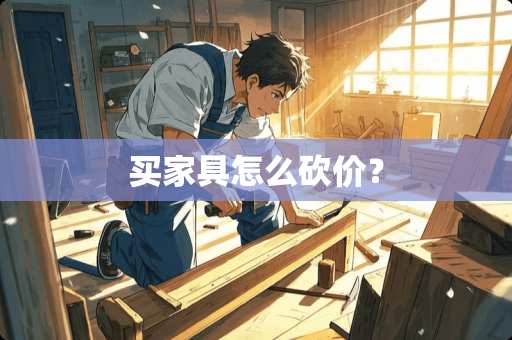买家具怎么砍价？