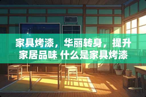 家具烤漆，华丽转身，提升家居品味 什么是家具烤漆