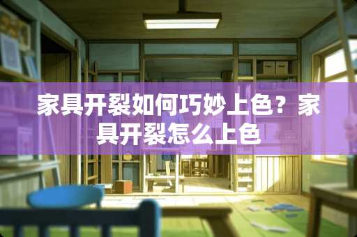 家具开裂如何巧妙上色？家具开裂怎么上色