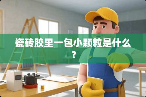 瓷砖胶里一包小颗粒是什么？