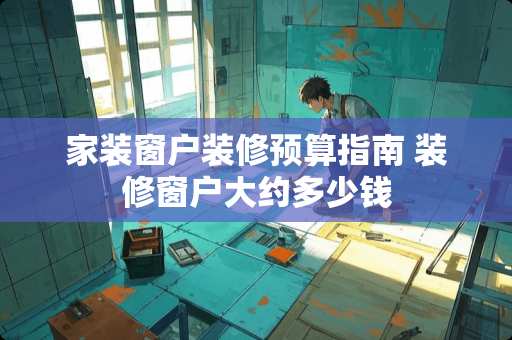 家装窗户装修预算指南 装修窗户大约多少钱