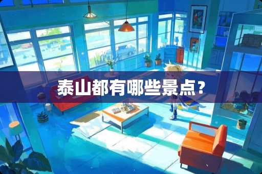 泰山都有哪些景点？