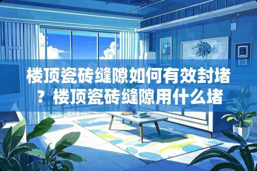 楼顶瓷砖缝隙如何有效封堵？楼顶瓷砖缝隙用什么堵