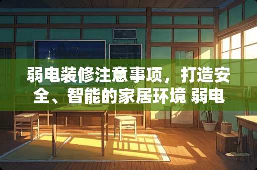 弱电装修注意事项，打造安全、智能的家居环境 弱电装修注意事项