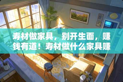 寿材做家具，别开生面，赚钱有道！寿材做什么家具赚钱