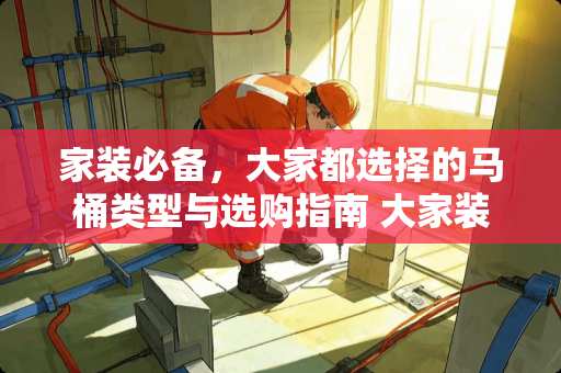 家装必备，大家都选择的马桶类型与选购指南 大家装修都选什么马桶