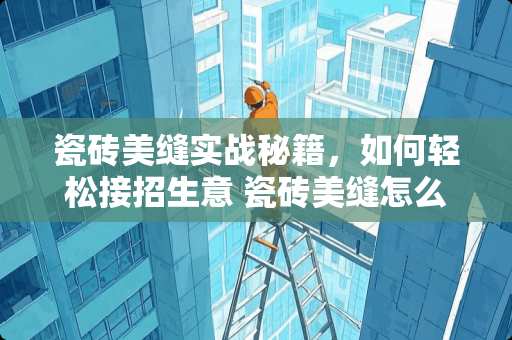 瓷砖美缝实战秘籍，如何轻松接招生意 瓷砖美缝怎么接生意