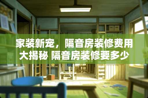 家装新宠，隔音房装修费用大揭秘 隔音房装修要多少钱