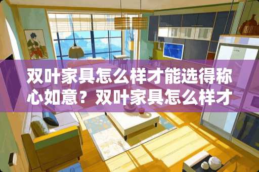 双叶家具怎么样才能选得称心如意？双叶家具怎么样才能