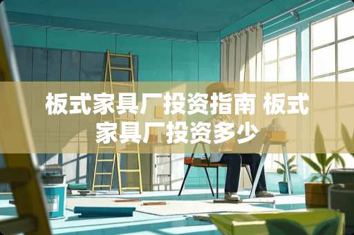 板式家具厂投资指南 板式家具厂投资多少