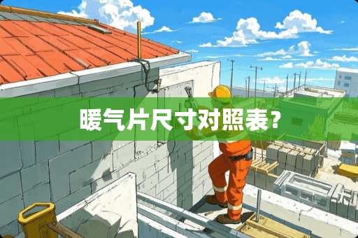 暖气片尺寸对照表？