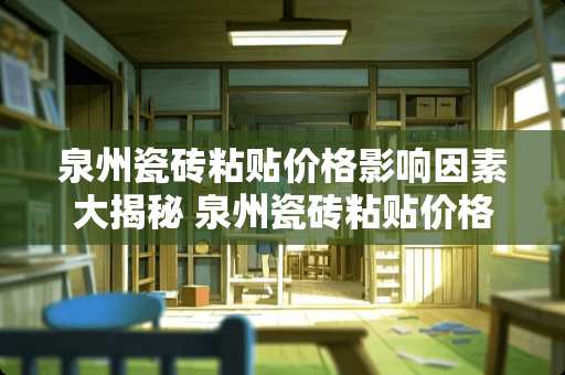 泉州瓷砖粘贴价格影响因素大揭秘 泉州瓷砖粘贴价格多少