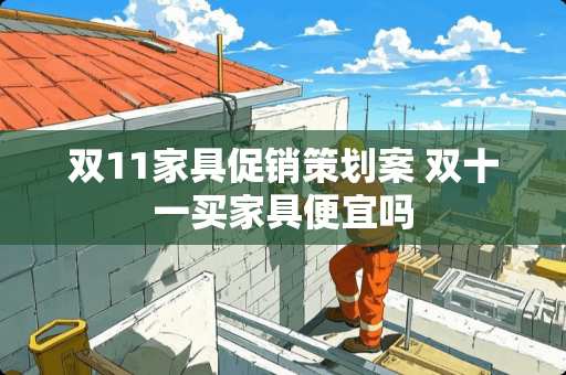 双11家具促销策划案 双十一买家具便宜吗