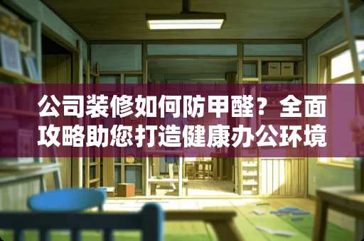 公司装修如何防甲醛？全面攻略助您打造健康办公环境 公司装修如何防甲醛