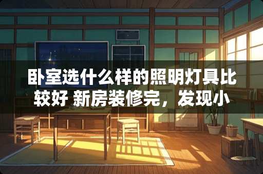 卧室选什么样的照明灯具比较好 新房装修完，发现小房间里灯光太暗怎么办