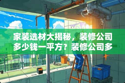 家装选材大揭秘，装修公司多少钱一平方？装修公司多少钱一平方