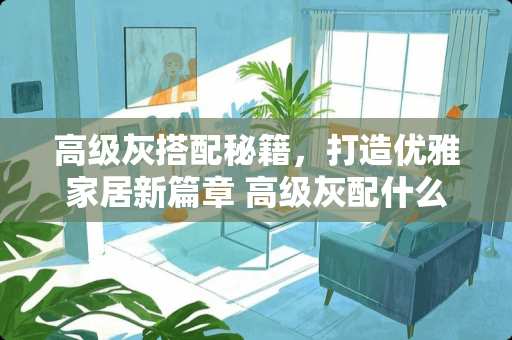 高级灰搭配秘籍，打造优雅家居新篇章 高级灰配什么颜色装修