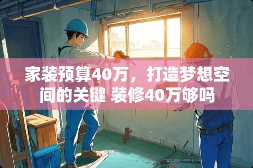 家装预算40万，打造梦想空间的关键 装修40万够吗