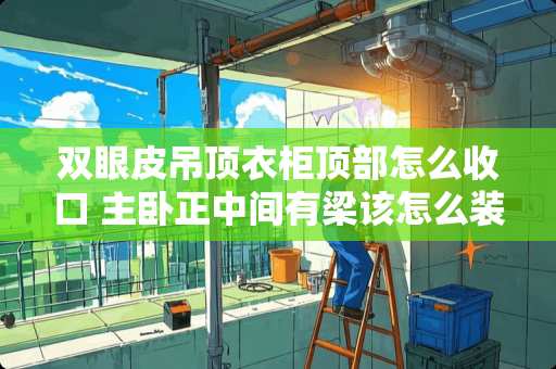 双眼皮吊顶衣柜顶部怎么收口 主卧正中间有梁该怎么装修