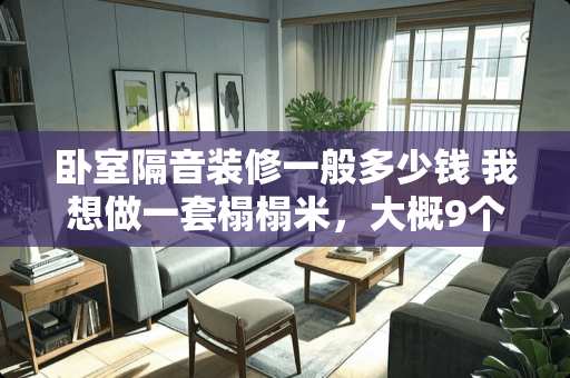 卧室隔音装修一般多少钱 我想做一套榻榻米，大概9个平方的房间要多少钱