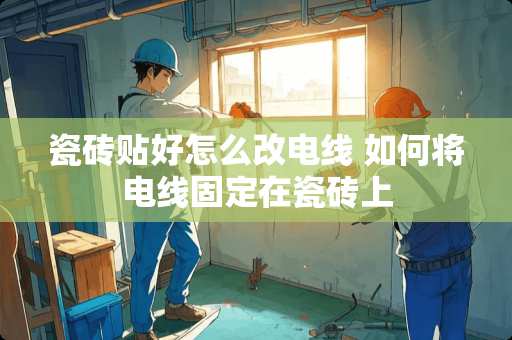 瓷砖贴好怎么改电线 如何将电线固定在瓷砖上
