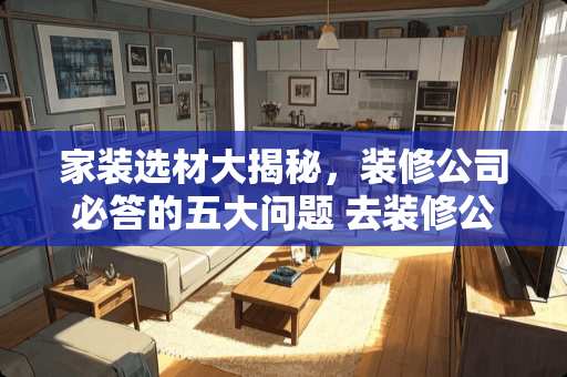 家装选材大揭秘，装修公司必答的五大问题 去装修公司问哪些问题