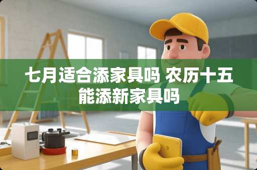 七月适合添家具吗 农历十五能添新家具吗