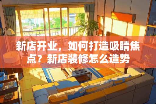 新店开业，如何打造吸睛焦点？新店装修怎么造势
