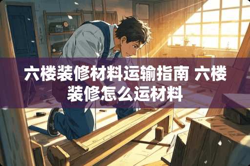 六楼装修材料运输指南 六楼装修怎么运材料