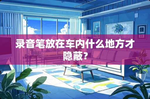 录音笔放在车内什么地方才隐蔽？