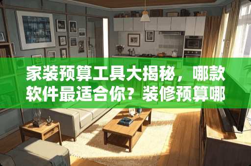 家装预算工具大揭秘，哪款软件最适合你？装修预算哪个软件好