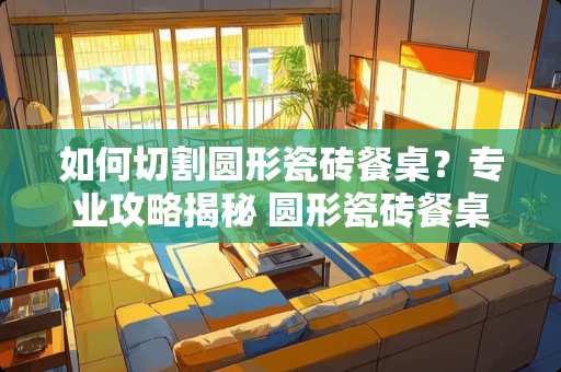 如何切割圆形瓷砖餐桌？专业攻略揭秘 圆形瓷砖餐桌怎么切开