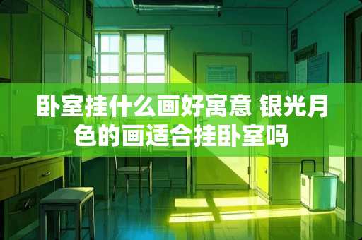 卧室挂什么画好寓意 银光月色的画适合挂卧室吗