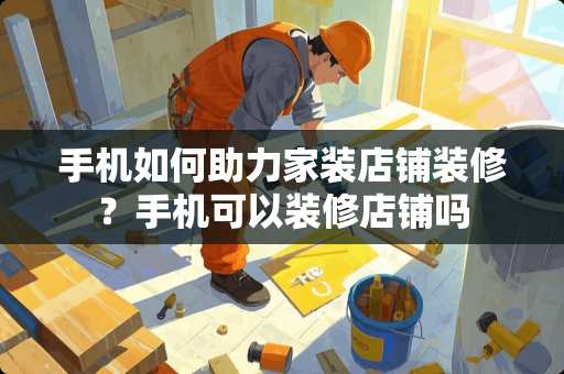 手机如何助力家装店铺装修？手机可以装修店铺吗
