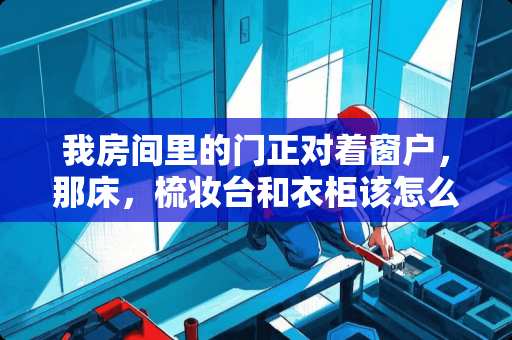 我房间里的门正对着窗户，那床，梳妆台和衣柜该怎么排好？