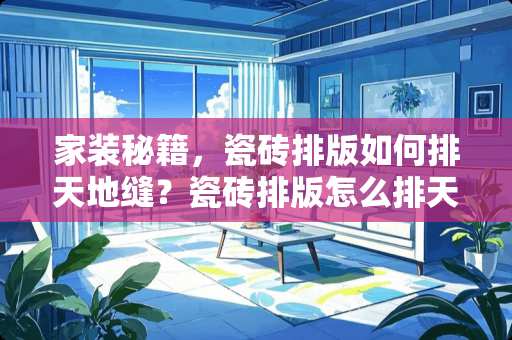 家装秘籍，瓷砖排版如何排天地缝？瓷砖排版怎么排天地缝