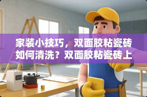 家装小技巧，双面胶粘瓷砖如何清洗？双面胶粘瓷砖上怎么洗