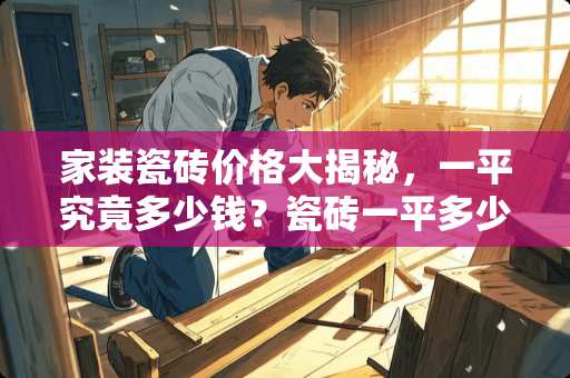 家装瓷砖价格大揭秘，一平究竟多少钱？瓷砖一平多少钱