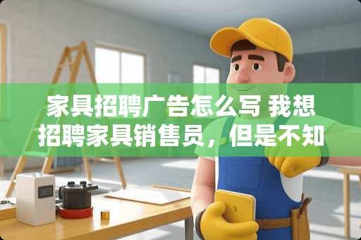 家具招聘广告怎么写 我想招聘家具销售员，但是不知道怎么写才好