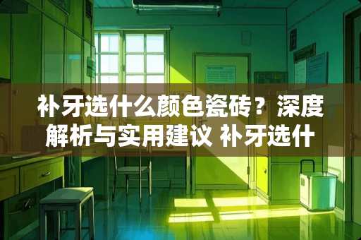 补牙选什么颜色瓷砖？深度解析与实用建议 补牙选什么颜色瓷砖