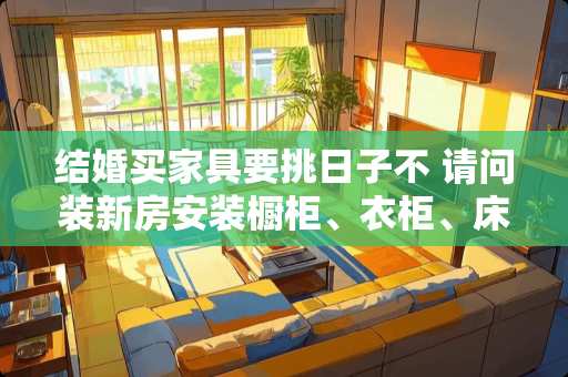 结婚买家具要挑日子不 请问装新房安装橱柜、衣柜、床等家具需要看日子吗