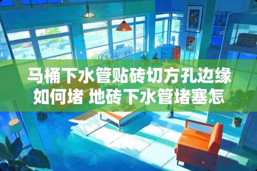 马桶下水管贴砖切方孔边缘如何堵 地砖下水管堵塞怎么处理