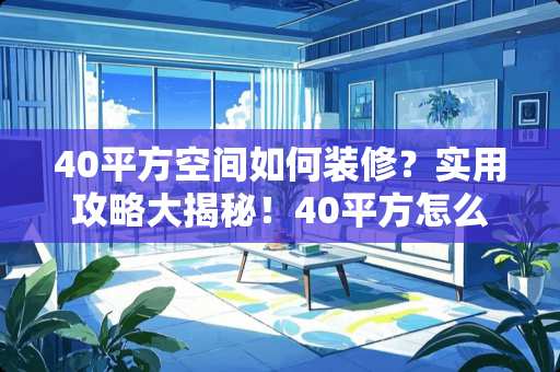40平方空间如何装修？实用攻略大揭秘！40平方怎么装修