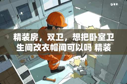 精装房，双卫，想把卧室卫生间改衣帽间可以吗 精装修一个卧室多少钱一平