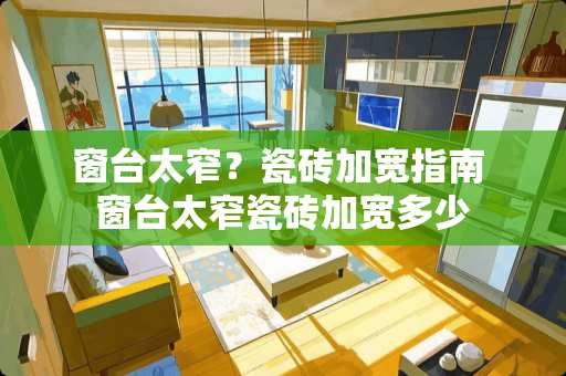 窗台太窄？瓷砖加宽指南 窗台太窄瓷砖加宽多少