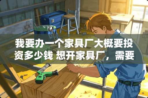 我要办一个家具厂大概要投资多少钱 想开家具厂，需要投入多少资金，前期如何运作