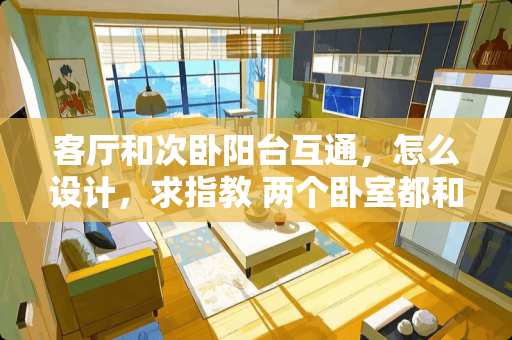 客厅和次卧阳台互通，怎么设计，求指教 两个卧室都和阳台连通，并且两个卧室的阳台也是连通着的，现在想把两个阳台隔开，请问用干什么材料比较好