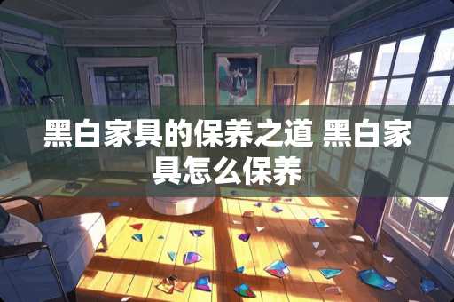 黑白家具的保养之道 黑白家具怎么保养