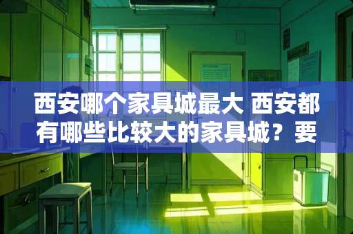 西安哪个家具城最大 西安都有哪些比较大的家具城？要中高档的