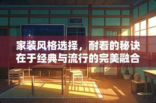 家装风格选择，耐看的秘诀在于经典与流行的完美融合 装修什么风格比较耐看